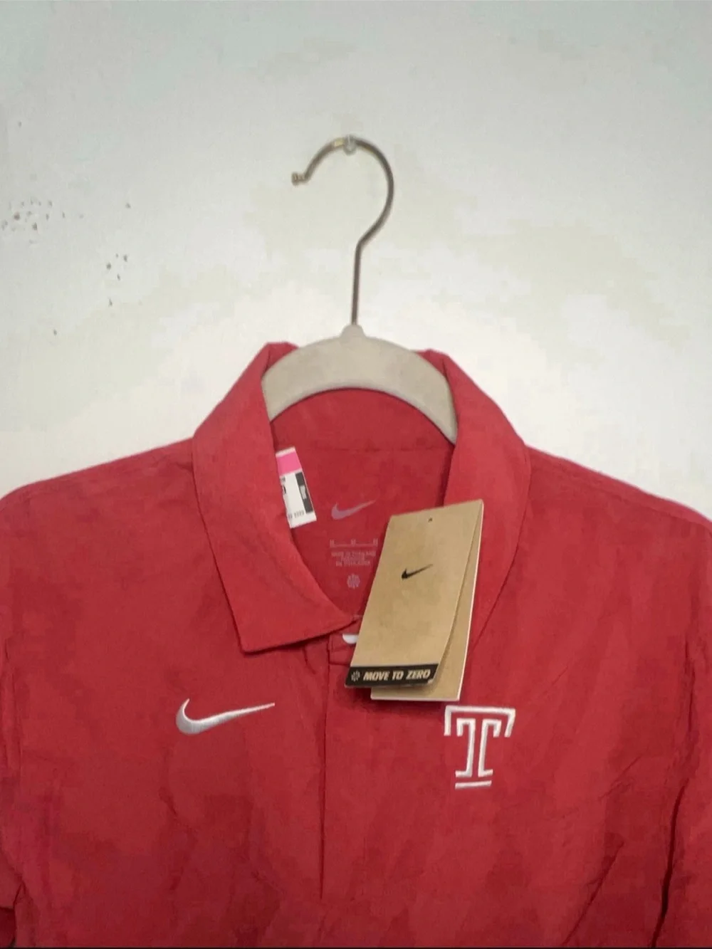 Nike Red Temple 'T' Polo Shirt